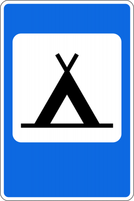 Дорожный знак 6.10 Кемпинг