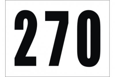 Путевой особый знак номера стрелки